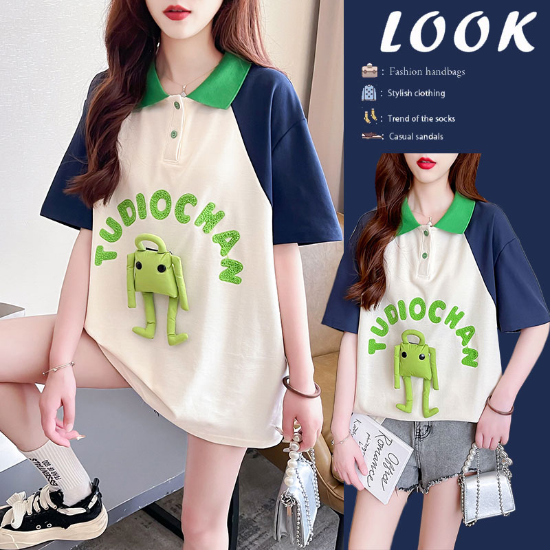 เสื้อยืดคนอ้วนแบบโอเวอร์ไซส์แบบ ulzzang fashion สนใจทักแชท
