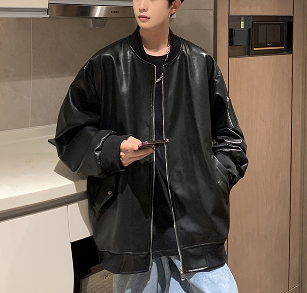 เสื้อแจ็คเก็ตเบสบอล เสื้อคลุม เสื้อแขนยาวสไตล์เกาหลี