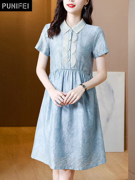 เดรสวัยผู้ใหญ่40-60ปี เดรสคุณแม่ ชุดเดรสทำงานวัยผู้ใหญ่ แบรนด์ MAMA DRESS