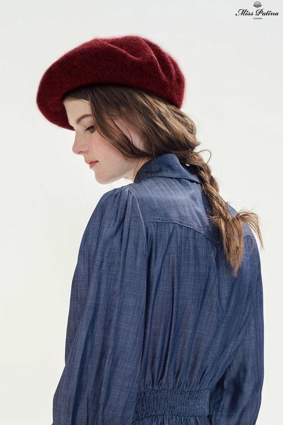 Beret Hat หมวกเบเรต์ พร้อมส่ง ดูดีมีระดับได้ในทุกโอกาส มีเชือกปรับระดังให้เข้ากับศีระษะได้