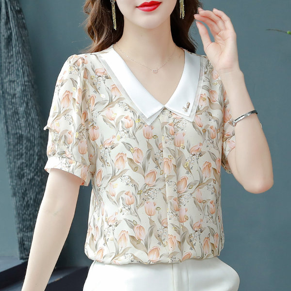 เสื้อชีฟองเกาหลี เสื้อชีฟองสวยๆ