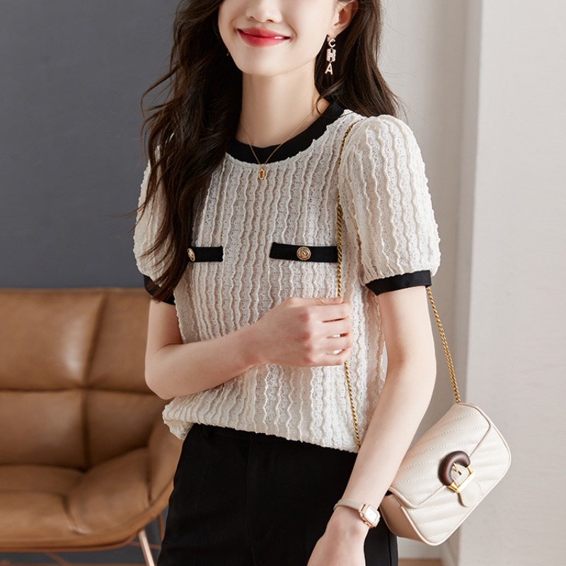 เสื้อเชิ้ตผู้หญิงแขนยาว เสื้อเชิ้ตผู้หญิงใส่ทํางาน 390 บาทต่อชิ้น ฟรีค่าจัดส่ง