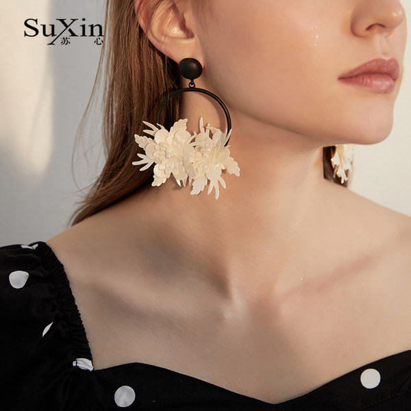 ตุ้มหู ต่างหู ต่างหูผู้หญิง By SuXin