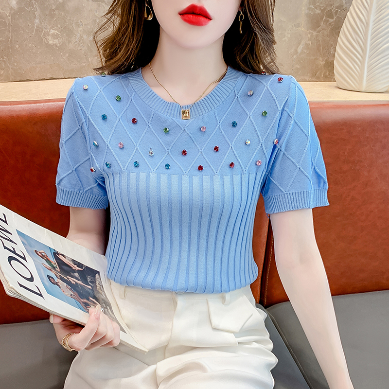 เสื้อผ้าวัยรุ่นเกาหลี เสื้อยืดวัยรุ่นผู้หญิง มีขนาด S M L XL