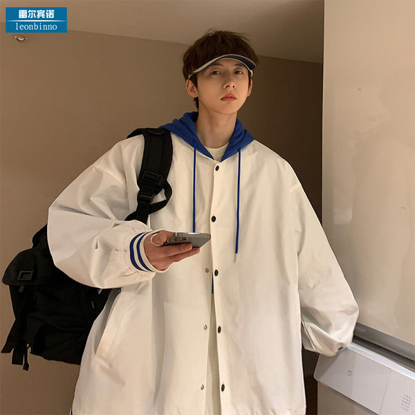 เสื้อแจ็คเก็ตเบสบอล เสื้อคลุม เสื้อแขนยาวสไตล์เกาหลี