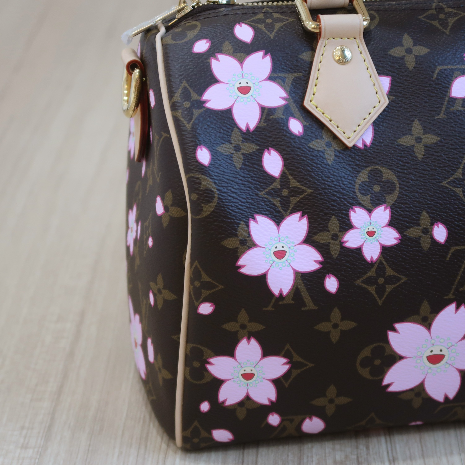 LV X Murakami Monogram Cherry Blossom Speedy 25 Bandouliere (พารากอน 2 เดือน)