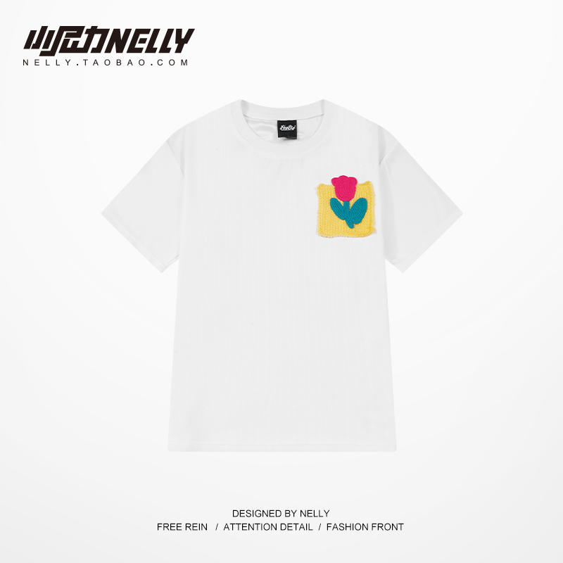เสื้อยืดคอกลม ผู้ชาย เสื้อยืดผู้ชายเกาหลี เสื้อยืดเกาหลี แบรนด์ NELLY