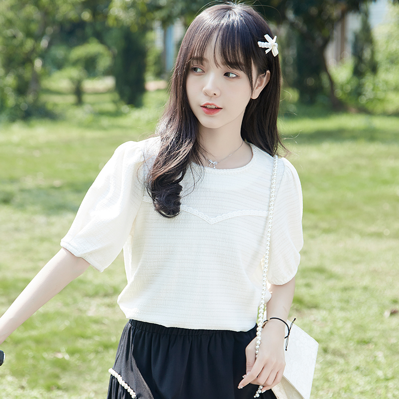 เสื้อผ้าวัยรุ่นเกาหลี เสื้อยืดวัยรุ่นผู้หญิง มีขนาด S M L XL