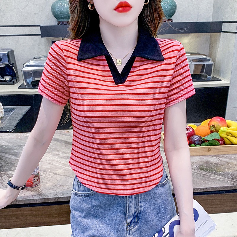 เสื้อผ้าวัยรุ่นเกาหลี เสื้อยืดวัยรุ่นผู้หญิง มีขนาด S M L XL