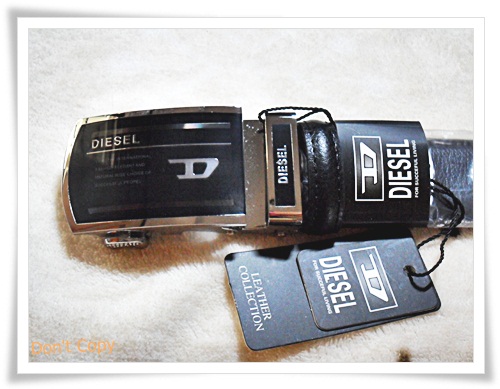 เข็มขัดทำงาน หนังแท้ Diesel P305