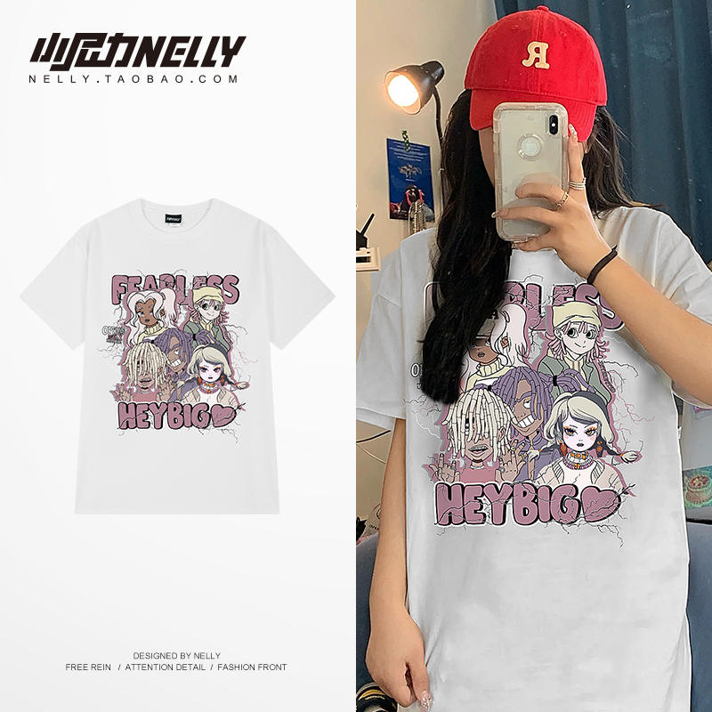 เสื้อยืดคอกลม ผู้ชาย เสื้อยืดผู้ชายเกาหลี เสื้อยืดเกาหลี แบรนด์ NELLY