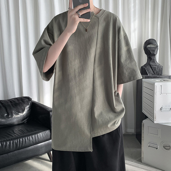 เสื้อยืดผู้ชายอ้วน S-5XL(อกเสื้อ39-51นิ้ว)