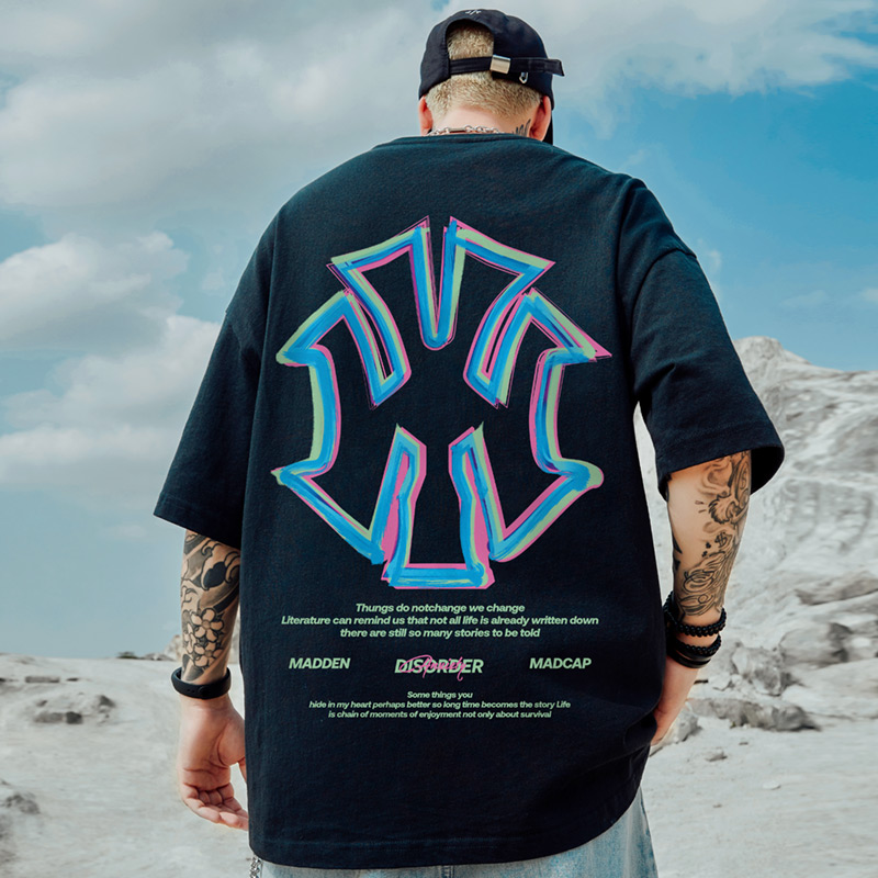 เสื้อยืดผู้ชายอ้วน S-5XL(อกเสื้อ39-51นิ้ว)