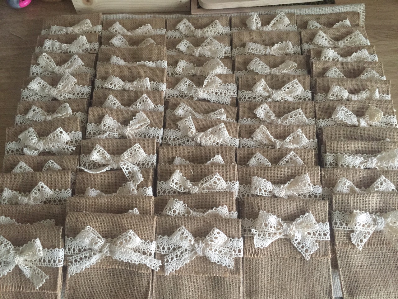 ซองผ้ากระสอบใส่สบู่...ร้านสบู่ Ricy Coco....