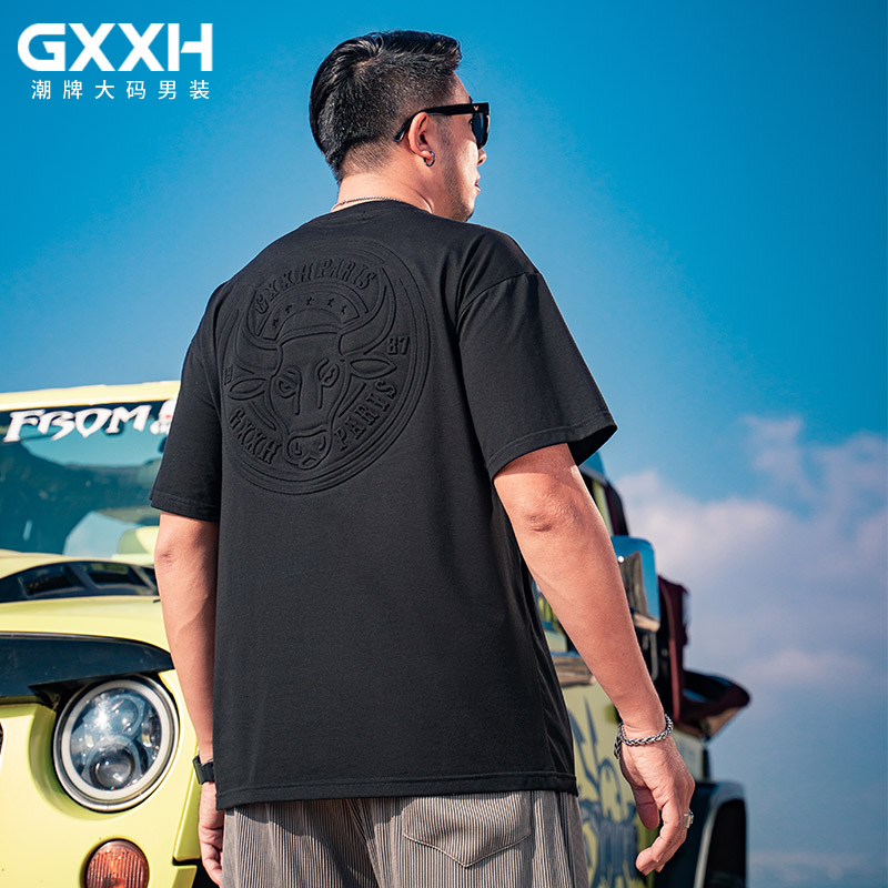 เสื้อยืดผู้ชายอ้วน S-5XL(อกเสื้อ39-51นิ้ว)