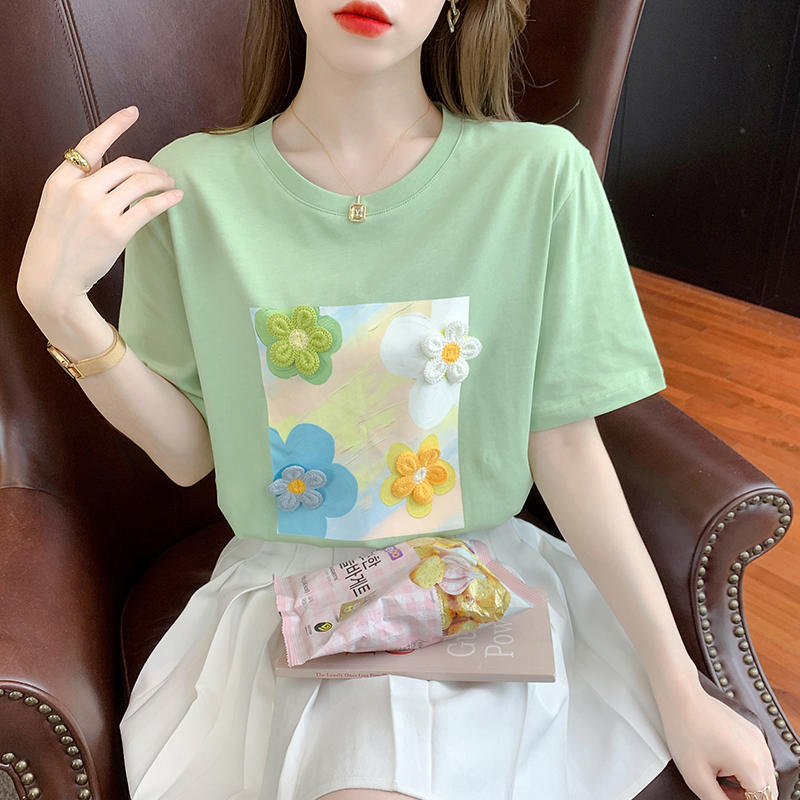เสื้อยืดวัยรุ่นน่ารักๆ เสื้อวัยรุ่นแขนสั้น เสื้อผ้าวัยรุ่นเกาหลี แบรนด์ Wiyike