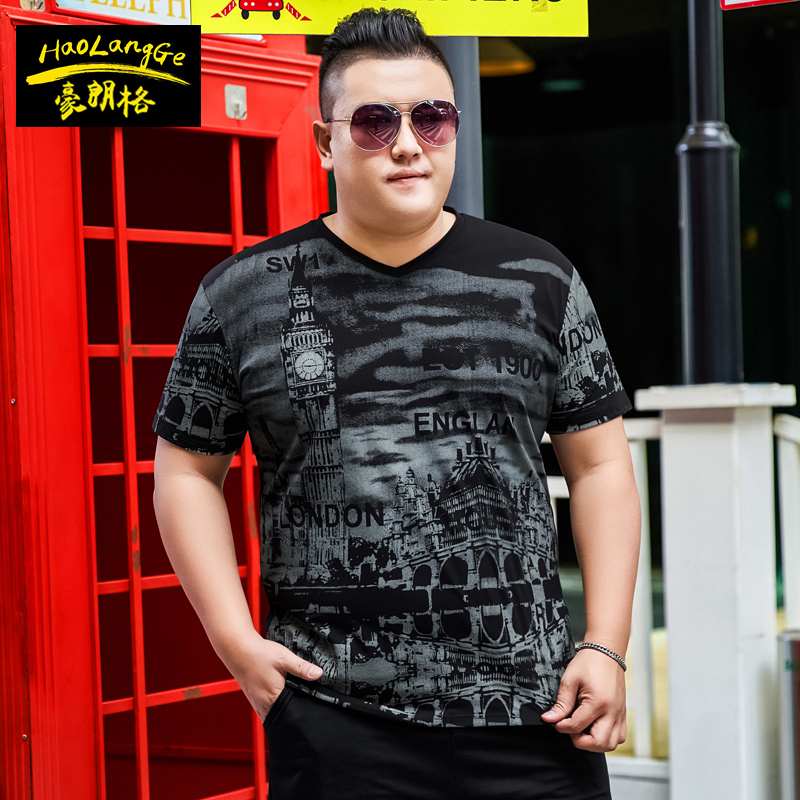 เสื้อยืดผู้ชายอ้วน S-5XL(อกเสื้อ39-51นิ้ว)