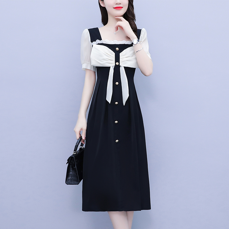 เดรสคนอ้วน เดรสสาวอวบ ชุดเดรสคนอ้วนวัยรุ่น BY PLUS SIZE Girl