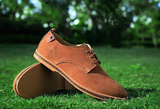 รองเท้าหุ้มส้น ผู้ชาย รองเท้าผู้ชาย แบบเป็นทางการ สไตล์ Oxford แฟชั่นยุโรป สีน้ำตาล อิฐ รองเท้าหนัง มีสไตล์ ใส่ออกงาน เท่ ๆ 17024_3
