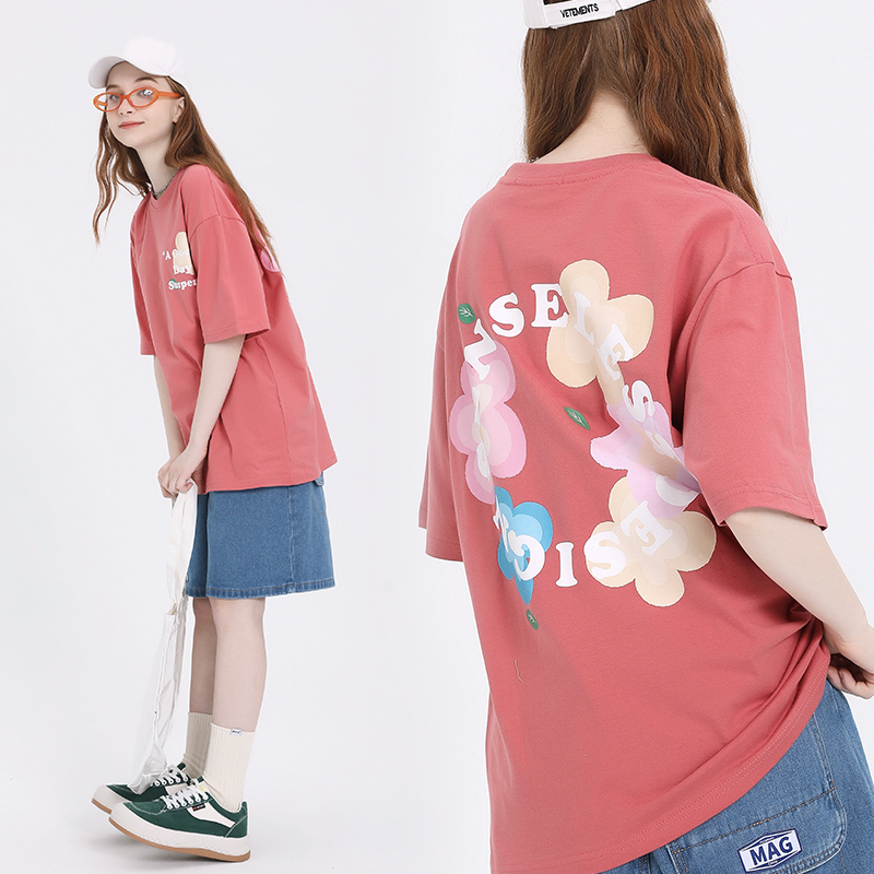 เสื้อผ้าวัยรุ่นเกาหลี เสื้อยืดวัยรุ่นผู้หญิง มีขนาด S M L XL