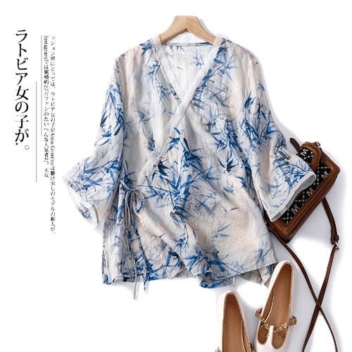 เสื้อลินิน เสื้อผ้าฝ้ายลินิน เสื้อเชิ้ตผ้าลินิน