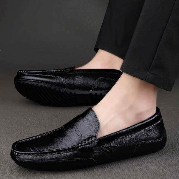 รองเท้าหนังผู้ชาย มีไซส์39-44 รองเท้าโลฟเฟอร์ชาย Slip-On Shoes