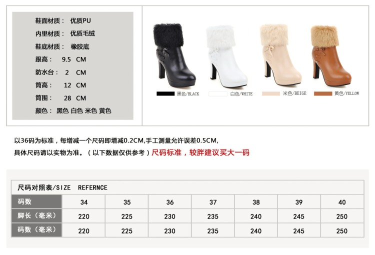 Boots รองเท้าบูท หนังพร้อมขนเฟอร์ หวานๆ ด้านในเป็นกำมะหยี่ งานดีเหมือนแบบค่ะ แถมที่รองเท้าขนแกะนุ่มๆด้วยน้าาา