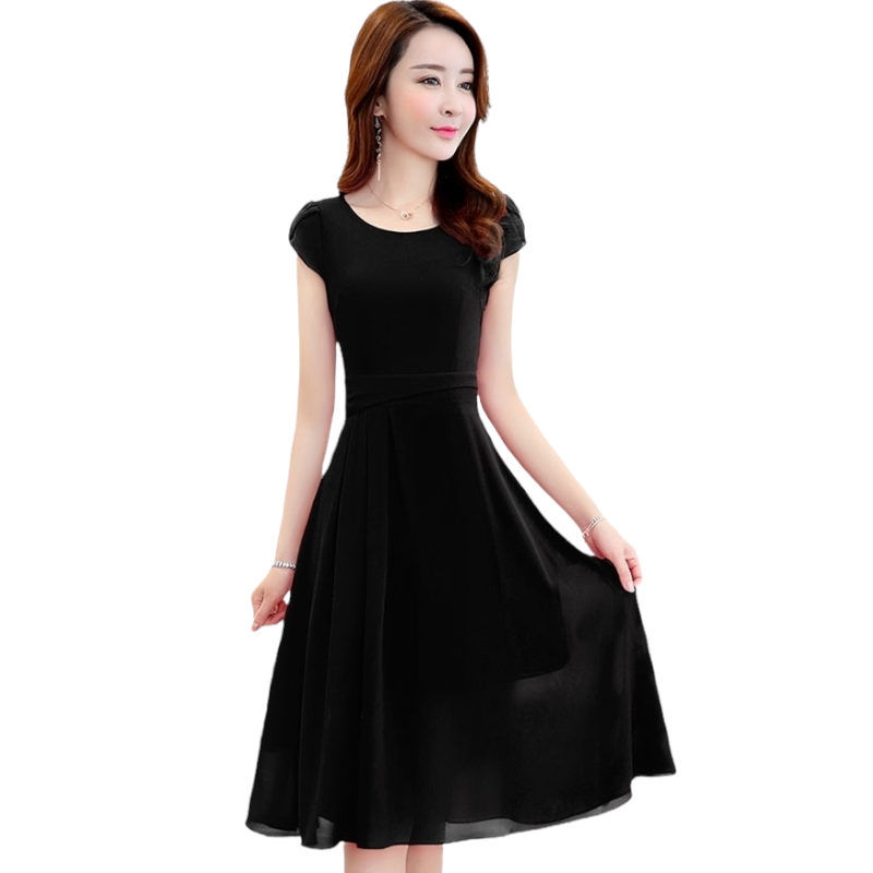 Dress4541 ชุดเดรสยาวทรงสวย ช่วงเอวเข้ารูป ซิปข้างใส่ง่าย มีซับในอย่างดี งานเนี้ยบคัตติ้งดีงาม ทรงเป๊ะผ้าเกรดพรีเมียมดูสวยแพง ใส่ได้ทุกโอกาส มี 2 สี น้ำเงิน, ดำ