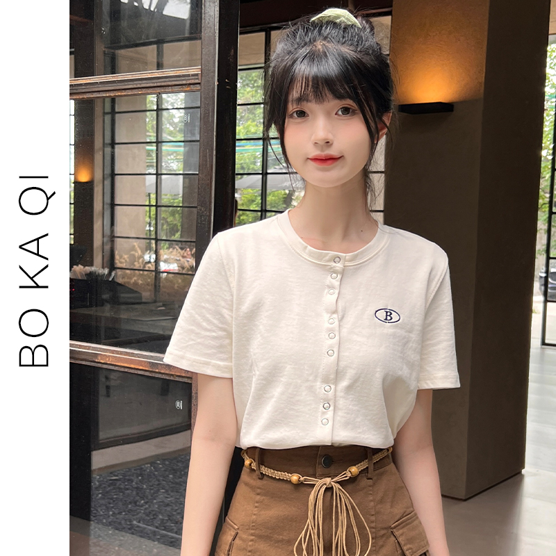 เสื้อผ้าวัยรุ่นเกาหลี เสื้อยืดวัยรุ่นผู้หญิง มีขนาด S M L XL