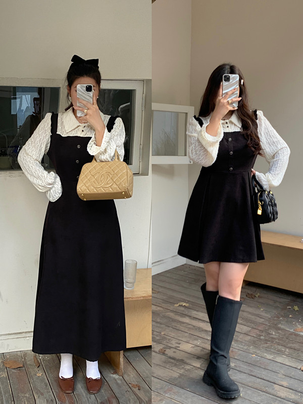 เดรสสาวอวบ มีไซส์ L-4XLอกเสื้อ 38-47 นิ้ว ใส่ได้ทั้งสาวหุ่นดีน่ารักจนถึงสาวอวบพลัสไซส์ จัดส่งฟรี! ทักแชทสั่งซื้อ