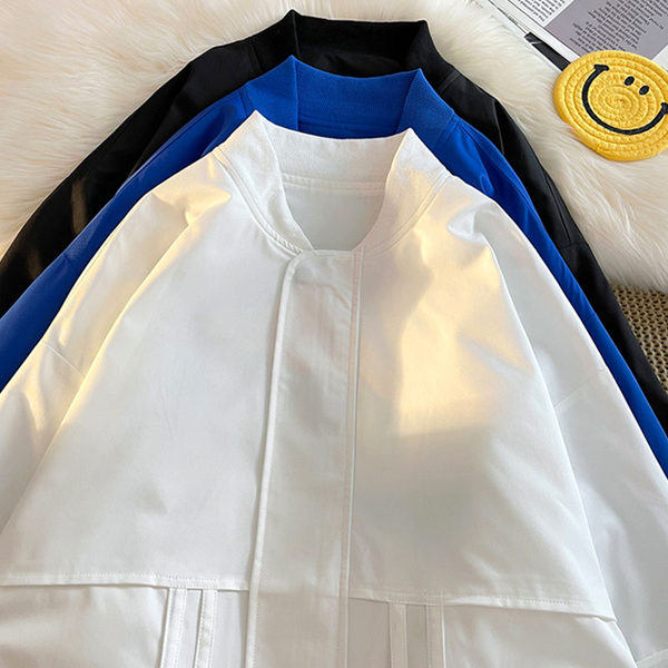เสื้อแจ็คเก็ตเบสบอล เสื้อคลุม เสื้อแขนยาวสไตล์เกาหลี