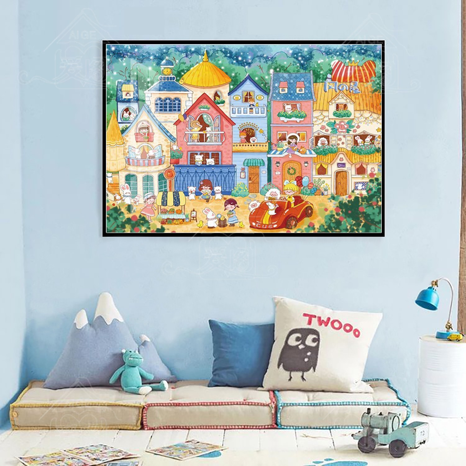 ชุดปักครอสติช รูปบ้าน สอบถามขนาดและสั่งซื้อได้ที่ LINE