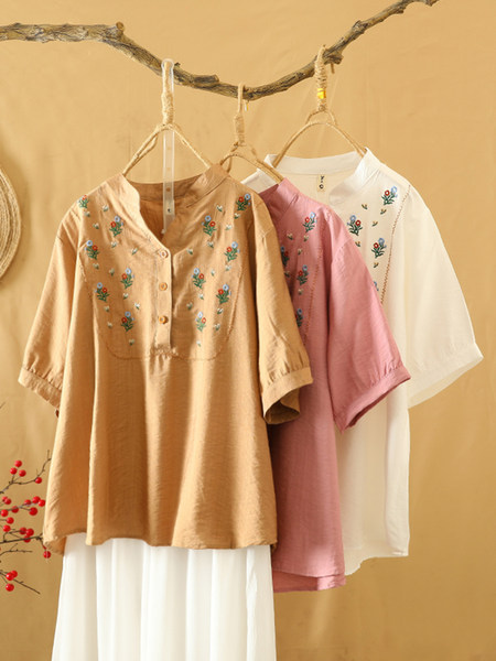 เสื้อลินิน เสื้อผ้าฝ้ายลินิน เสื้อเชิ้ตผ้าลินิน
