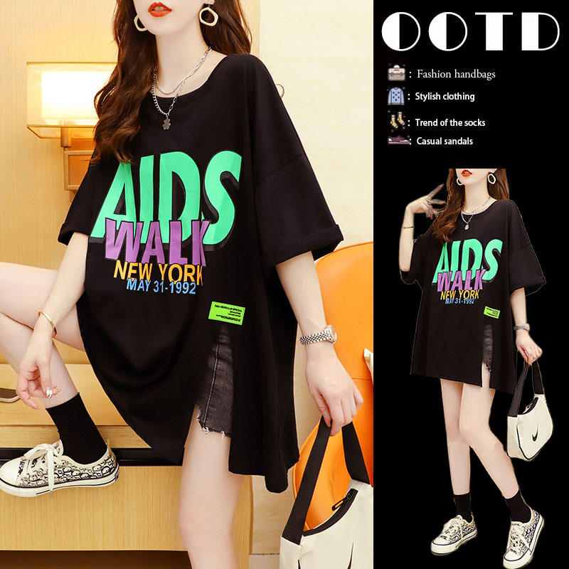 เสื้อยืดคนอ้วนแบบโอเวอร์ไซส์แบบ ulzzang fashion สนใจทักแชท