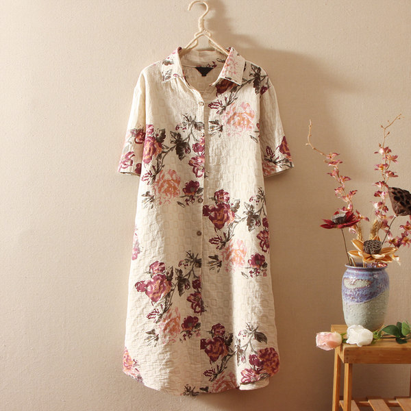 แบบเสื้อสวยๆ เสื้อผ้าฝ้ายลินิน เสื้อเชิ้ตผ้าลินิน