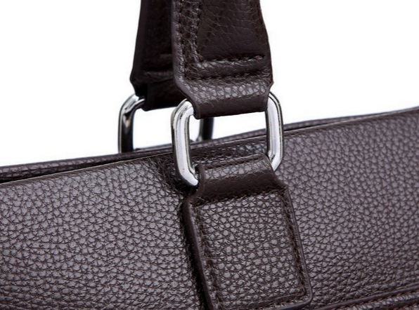 กระเป๋าถือผู้ชาย สีดำ และ สีน้ำตาล หนังแบบเดียว กับ เบาะรถยนต์ กระเป๋า ใส่เอกสาร ใส่ Note book แบบสวย ดีไซน์เก๋ ทำความสะอาดง่าย 294885