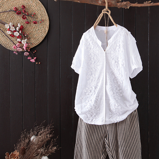 เสื้อผ้าฝ้าย ผ้าลินิน มีขนาดไซส์เดียว อกประมาณ100ซม.หรือประมาณ 40นิ้วขึ้นไป