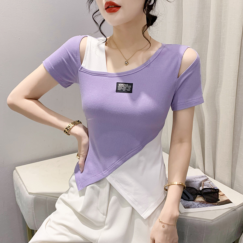 เสื้อผ้าวัยรุ่นเกาหลี เสื้อยืดวัยรุ่นผู้หญิง มีขนาด S M L XL