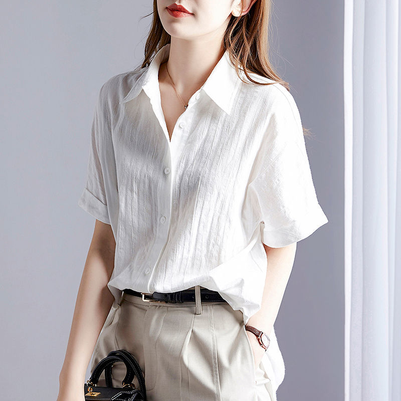 เสื้อลินิน เสื้อผ้าฝ้ายลินิน เสื้อเชิ้ตผ้าลินิน S M l XL จากแบรนด์ ZIMO