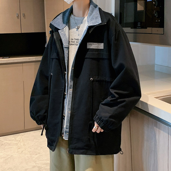 เสื้อแจ็คเก็ตเบสบอล เสื้อคลุม เสื้อแขนยาวสไตล์เกาหลี