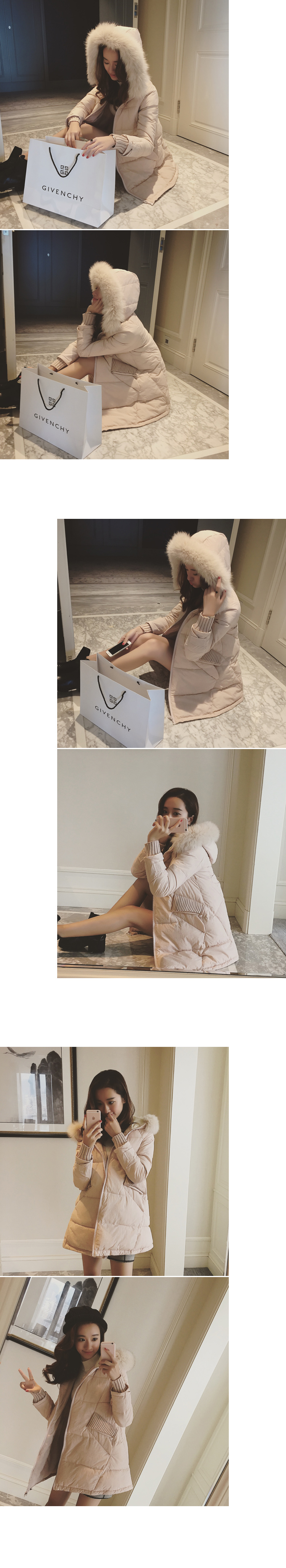 เสื้อโค้ทกันหนาว สีชมพูอ่อน ประดับเฟอร์สีขาวขนสั้นเนื้อแน่นที่ฮู้ด ผ้าร่มเนื้อดีกันลม แต่งไฟมพรมถักช่วงปลายแขนและกระเป๋า ซิปหน้า เกาหลีมากๆ พร้อมส่งเลยจ้า ชมพูหม่น แต่ออกเป็นสีชมพูมากกว่าในภาพนะคะ แต่เฟลอสีขาว น่ารักค้่่