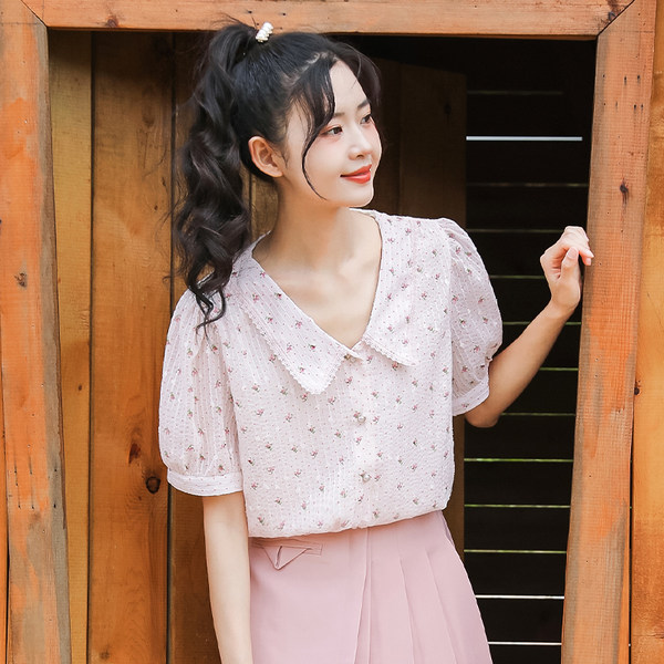 เสื้อชีฟองเกาหลี เสื้อชีฟองสวยๆ