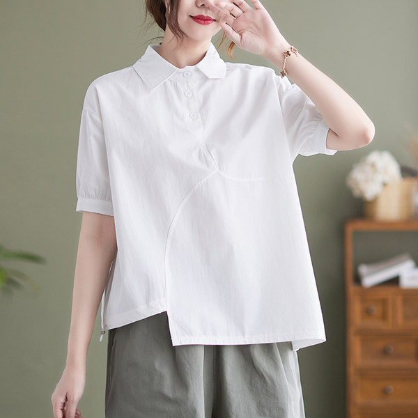 เสื้อลินินไซส์ใหญ่ เสื้อผ้าไซส์ใหญ่ เสื้อผ้าสาวอวบสวยๆ พลัสไซส์ ไซต์อก 38-48 นิ้ว