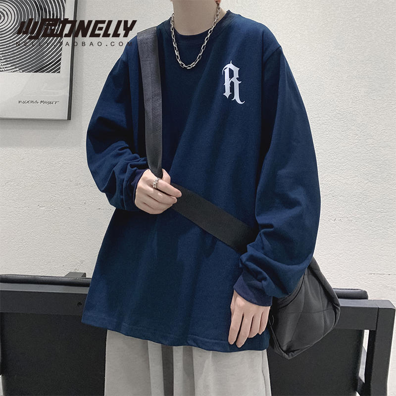 เสื้อยืดคอกลม ผู้ชาย เสื้อยืดผู้ชายเกาหลี เสื้อยืดเกาหลี แบรนด์ NELLY