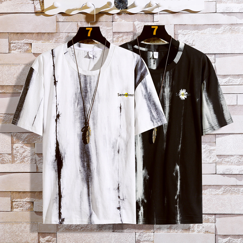 เสื้อยืดผู้ชายอ้วน M-5XL