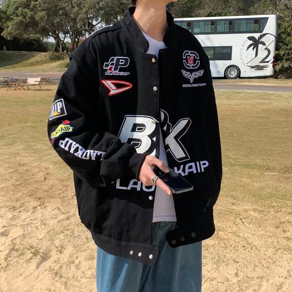 เสื้อแจ็คเก็ตเบสบอล เสื้อคลุม เสื้อแขนยาวสไตล์เกาหลี