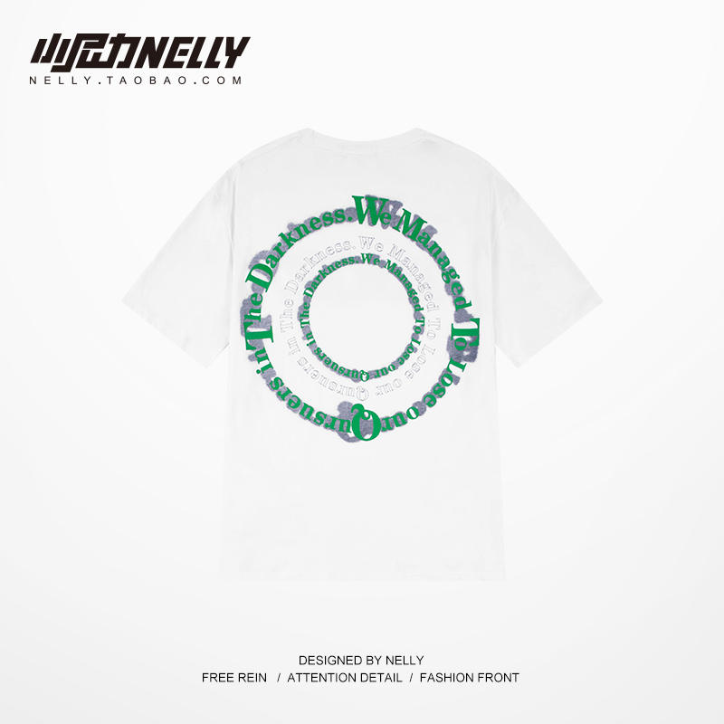 เสื้อยืดคอกลม ผู้ชาย เสื้อยืดผู้ชายเกาหลี เสื้อยืดเกาหลี แบรนด์ NELLY