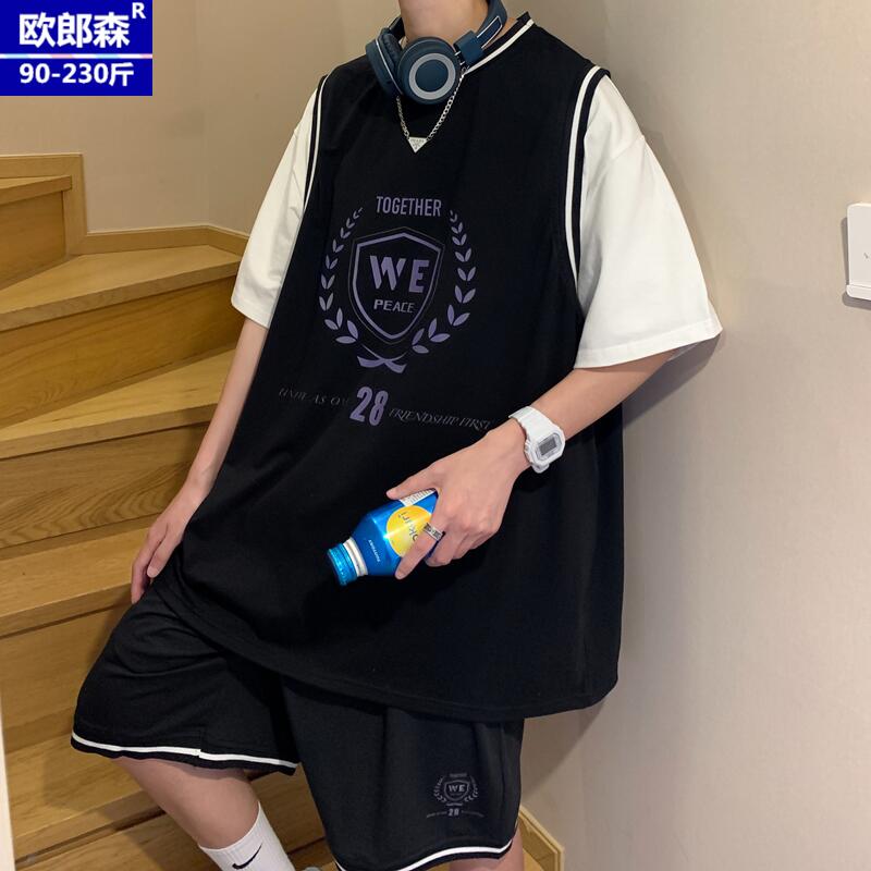 เสื้อยืดผู้ชายอ้วน S-5XL(อกเสื้อ39-51นิ้ว)