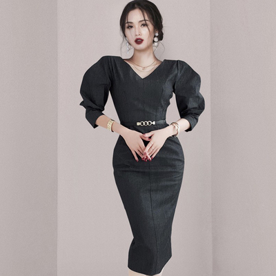 เดรสสไตล์เกาหลี ชุดเดรสเกาหลีสวยๆ