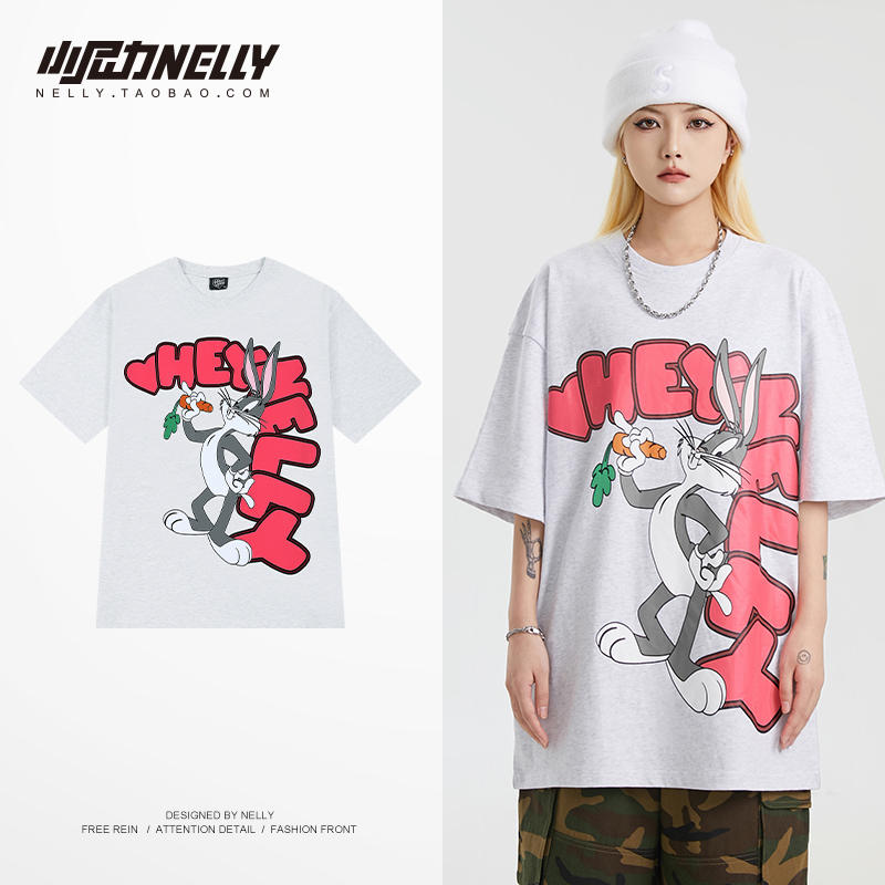 เสื้อยืดคอกลม ผู้ชาย เสื้อยืดผู้ชายเกาหลี เสื้อยืดเกาหลี แบรนด์ NELLY